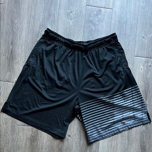 Nike Black Striped Men's Shorts